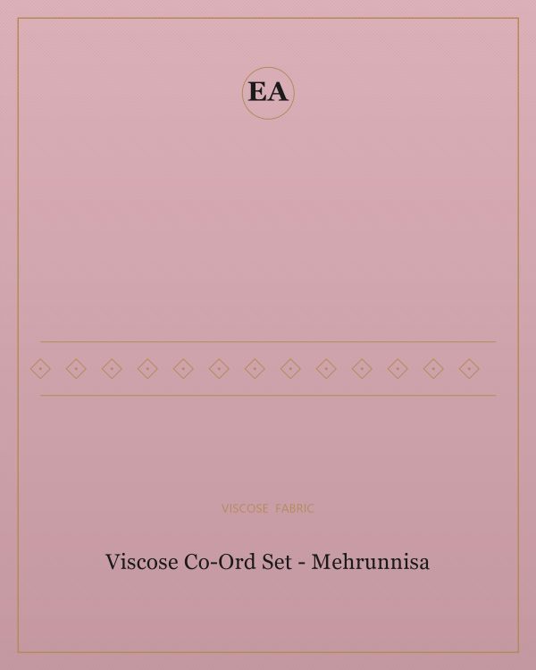 Viscose Co-Ord Set - Mehrunnisa