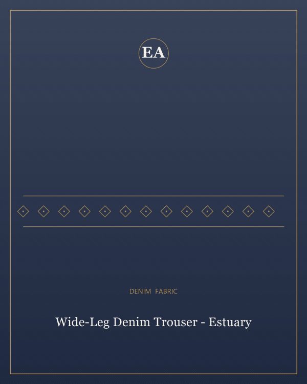 Wide-Leg Denim Trouser - Estuary