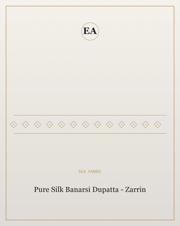 Pure Silk Banarsi Dupatta - Zarrin