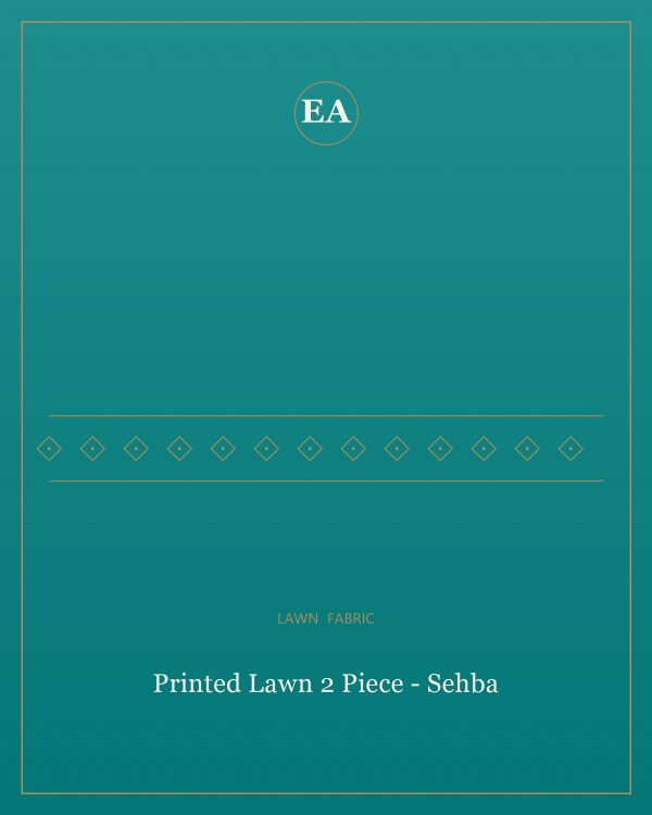 Printed Lawn 2 Piece - Sehba